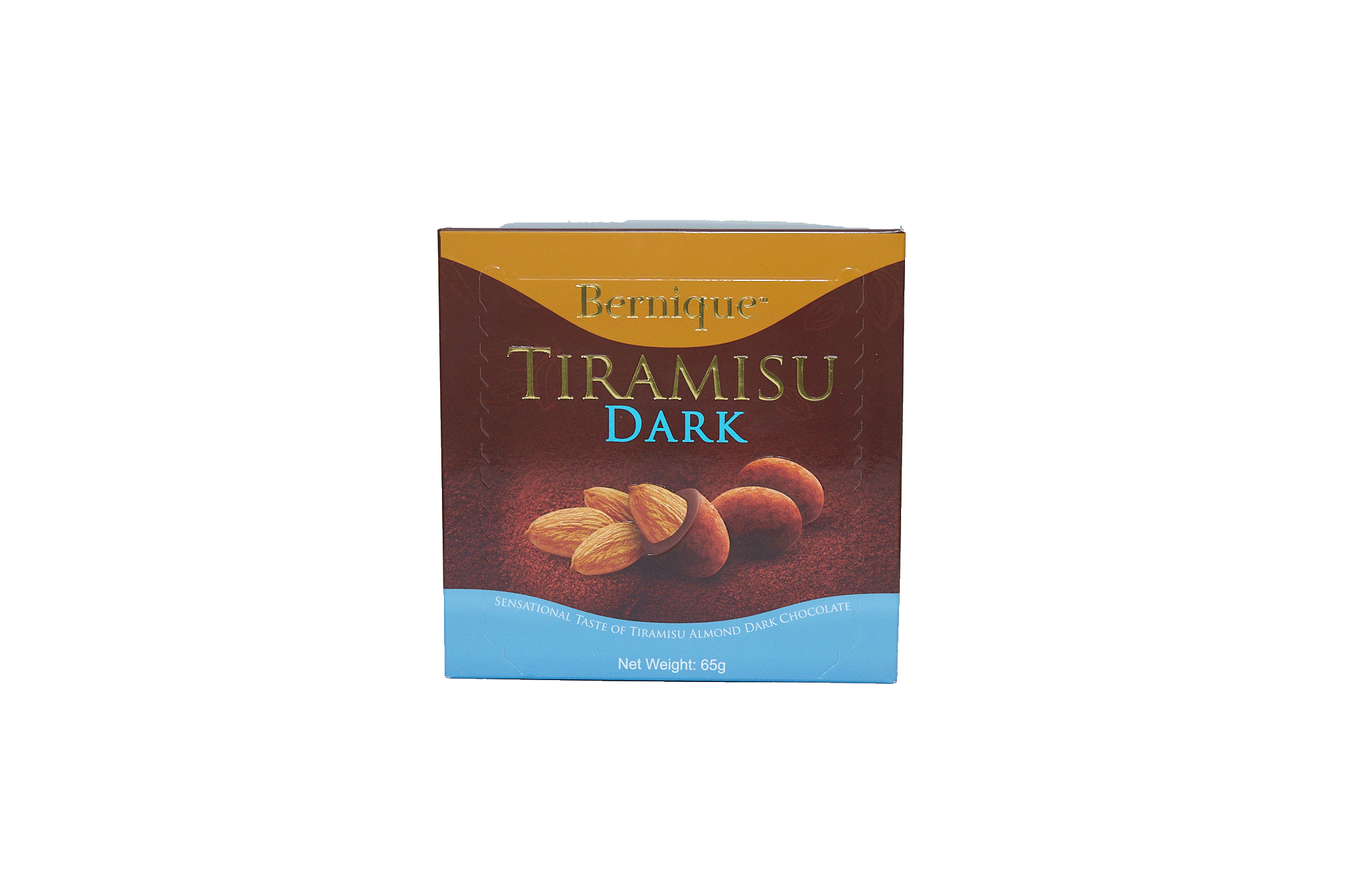 Chocolate Đen Tiramisu Hạnh Nhân Bernique Malaysia- Chocolate Tiramisu Almond Dark Berniqe 65g/1box