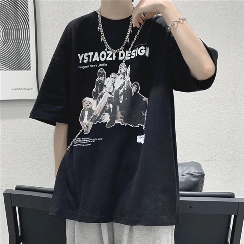 Áo Phông Hình Người , Phong Cách Vintage Nam Nữ , Thời Trang Unisex Nam Nữ 2022