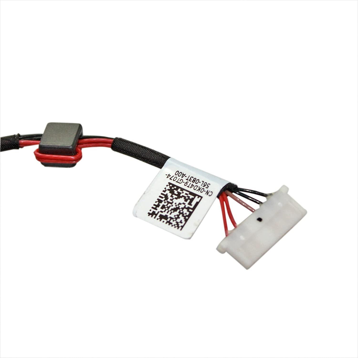 Mới Dây Cáp Nguồn Dc Cho Dell Inspiron 15-5000 5559 14- 5455 P51f P64g Vostro 3559 P65g Dc30100ud00k4dt9d