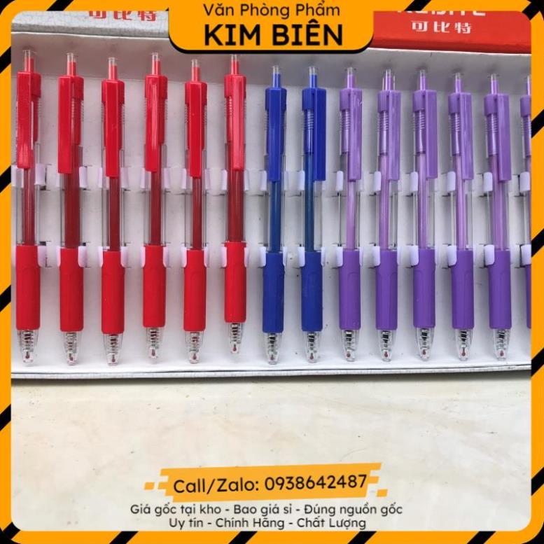 ️sỉ vpp,sẵn hàng️ Bút Nước Dạng Bấm Chosch CS8698 Mực Xanh, Đỏ, Tím,đen - VPP Kim Biên