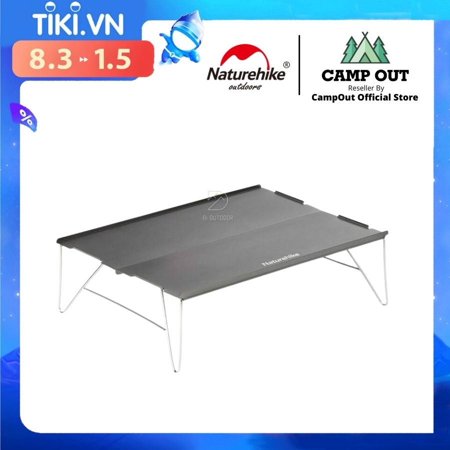 Bàn dã ngoại cắm trại Naturehike campoutvn du lịch NH17Z001-L xếp gọn hợp kim nhôm A103