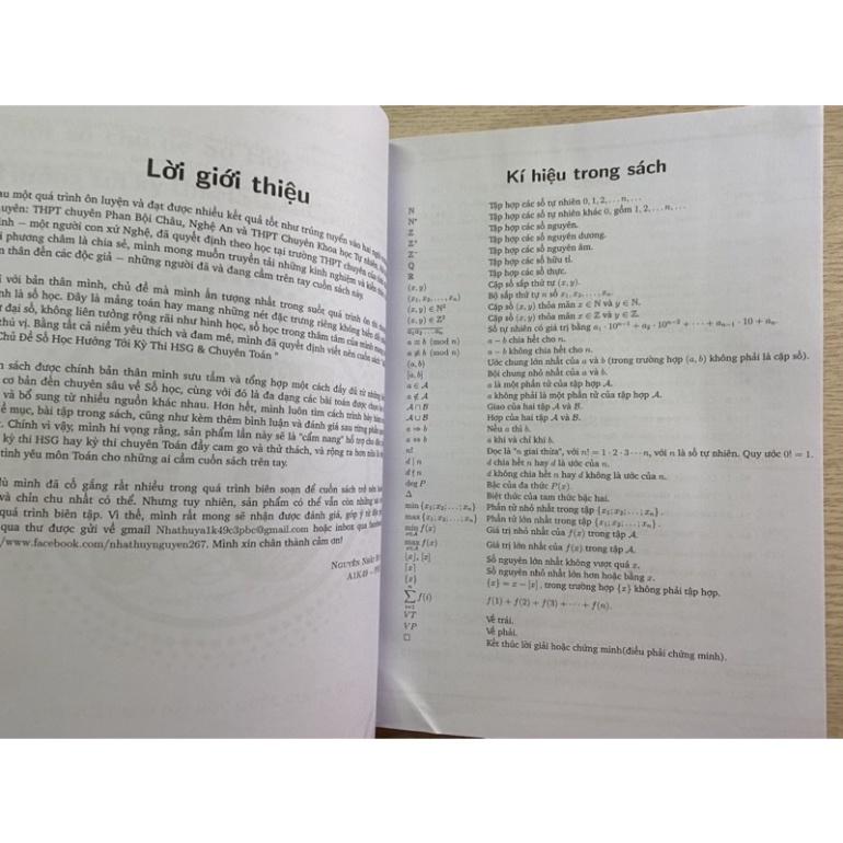 Sách - Một số chủ đề số học hướng tới kỳ thi học sinh giỏi và chuyên Toán