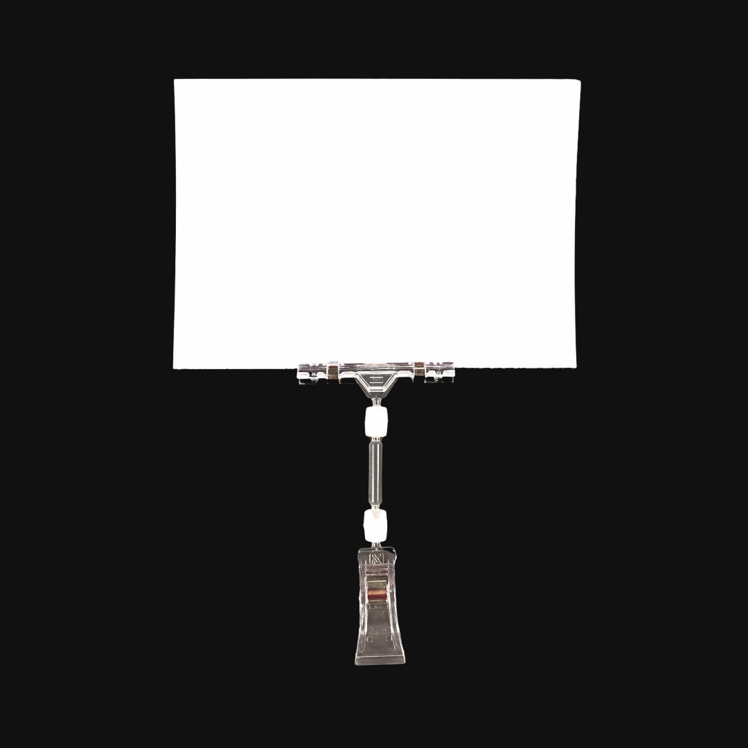 Kẹp nhựa JE005 16cm 2 đầu trắng trong - Bịch