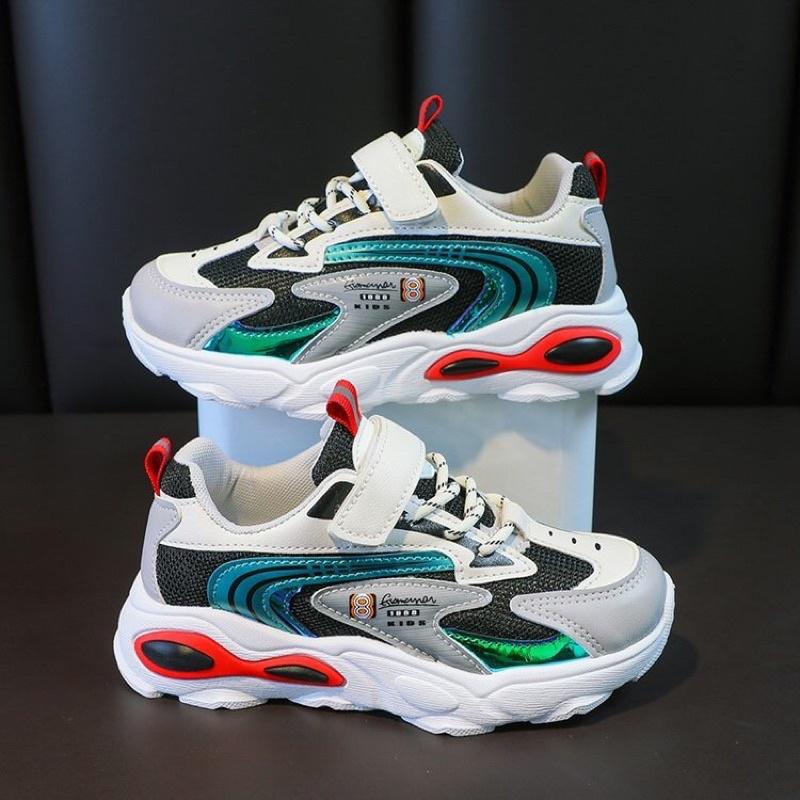 Giày thể thao pha màu siêu nhẹ số 8 cho bé trai, bé gái