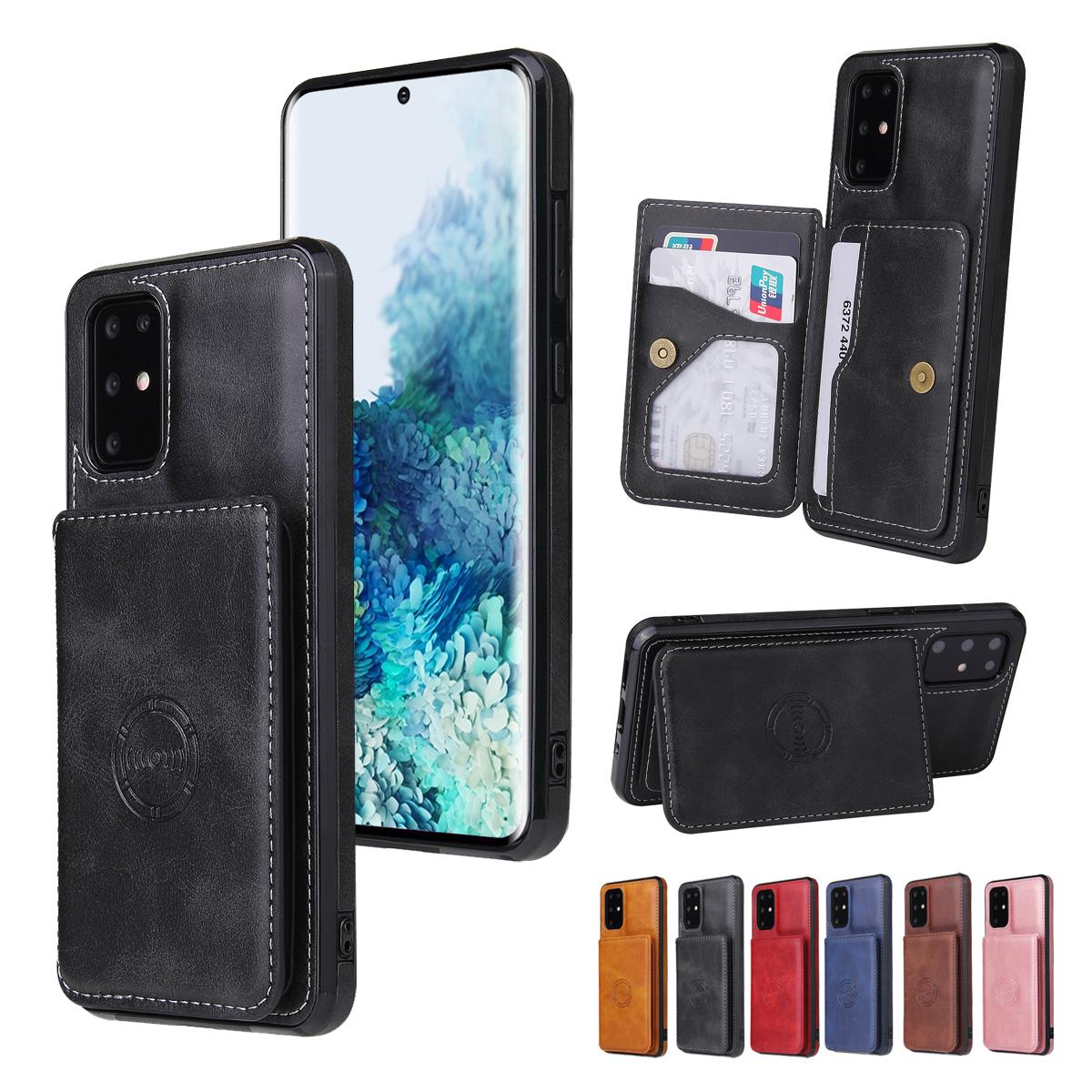 Ốp lưng điện thoại có ngăn đựng thẻ dành cho Samsung Note20 S20 FE Ultra Note10 S10 Plus