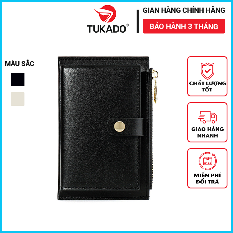 Ví Nữ Mini Cầm Tay Chính Hãng TAILIAN Gấp 2 Nhỏ Gọn Nhiều Ngăn Tiện Dụng Chất Da Cực Đẹp Giá Rẻ TM14 - Tukado