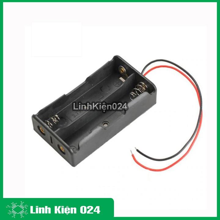 Bộ 2 Đế Pin AA Có Nắp 2 Pin