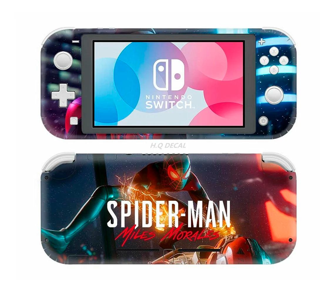 Skin decal dán Nintendo Switch Lite mẫu Spiderman (dễ dán, đã cắt sẵn)