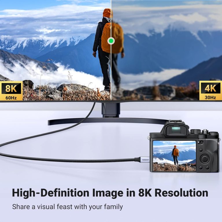 Cáp Micro HDMI to HDMI Ugreen dài 2M 8K@60Hz | Hỗ trợ Dynamic HDR, eARC | Băng thông 48Gbps | Hàng chính hãng | Bảo hành 18 Tháng 1 đổi 1