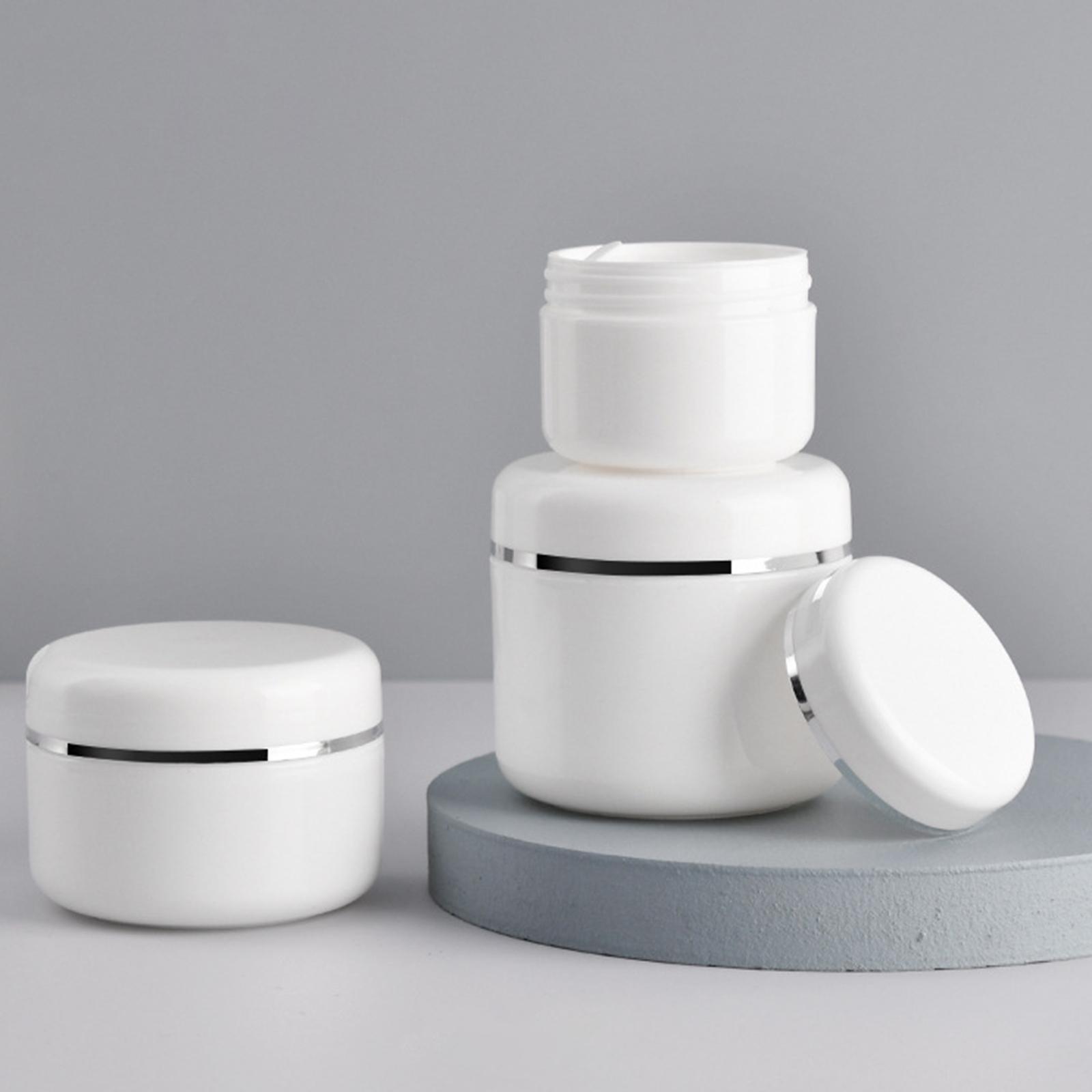 Set of 10 Refillable Jars Empty Cosmetic Containers Bottle