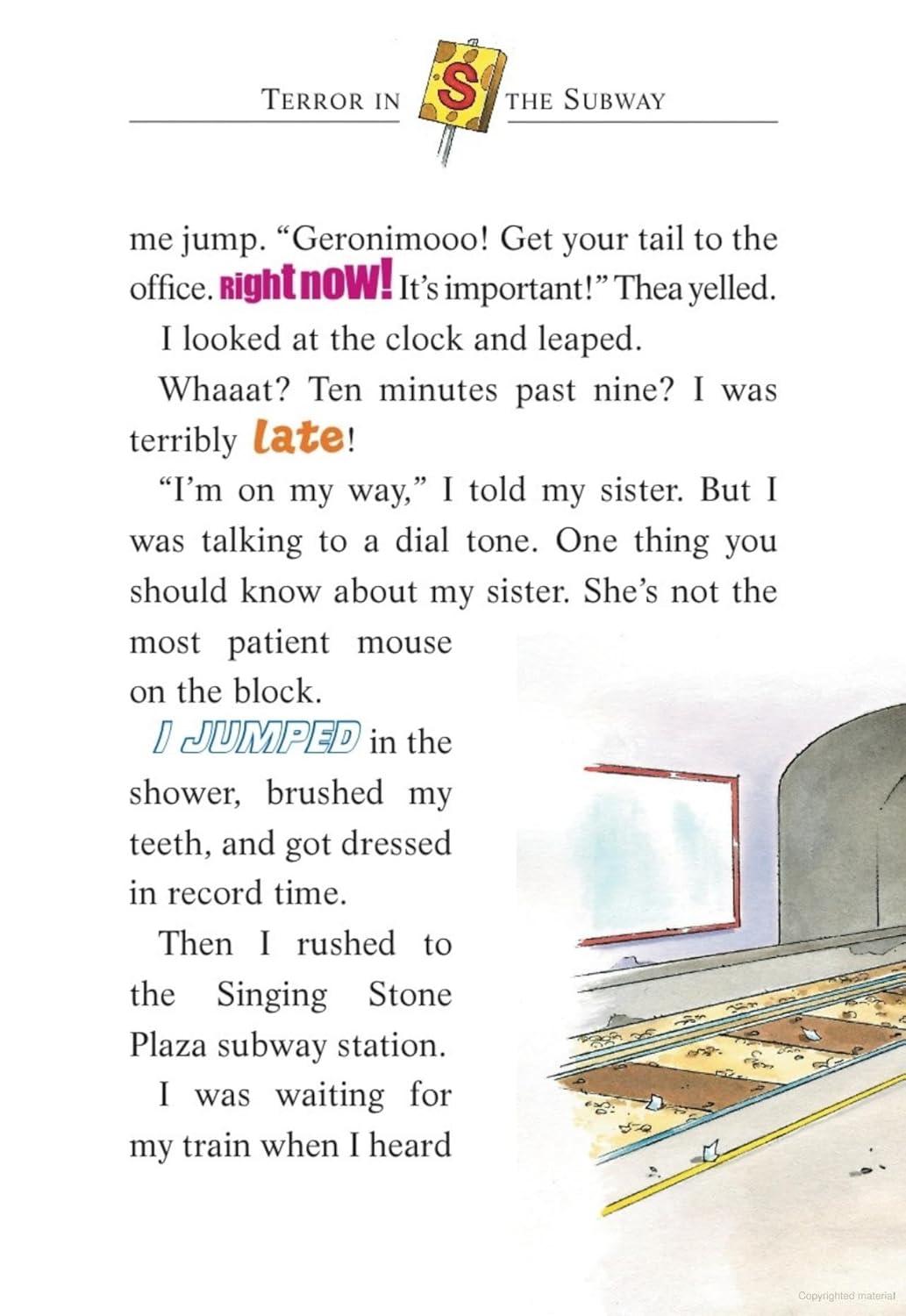 Sách ngoại văn: The Phantom Of The Subway (Geronimo Stilton, No. 13)