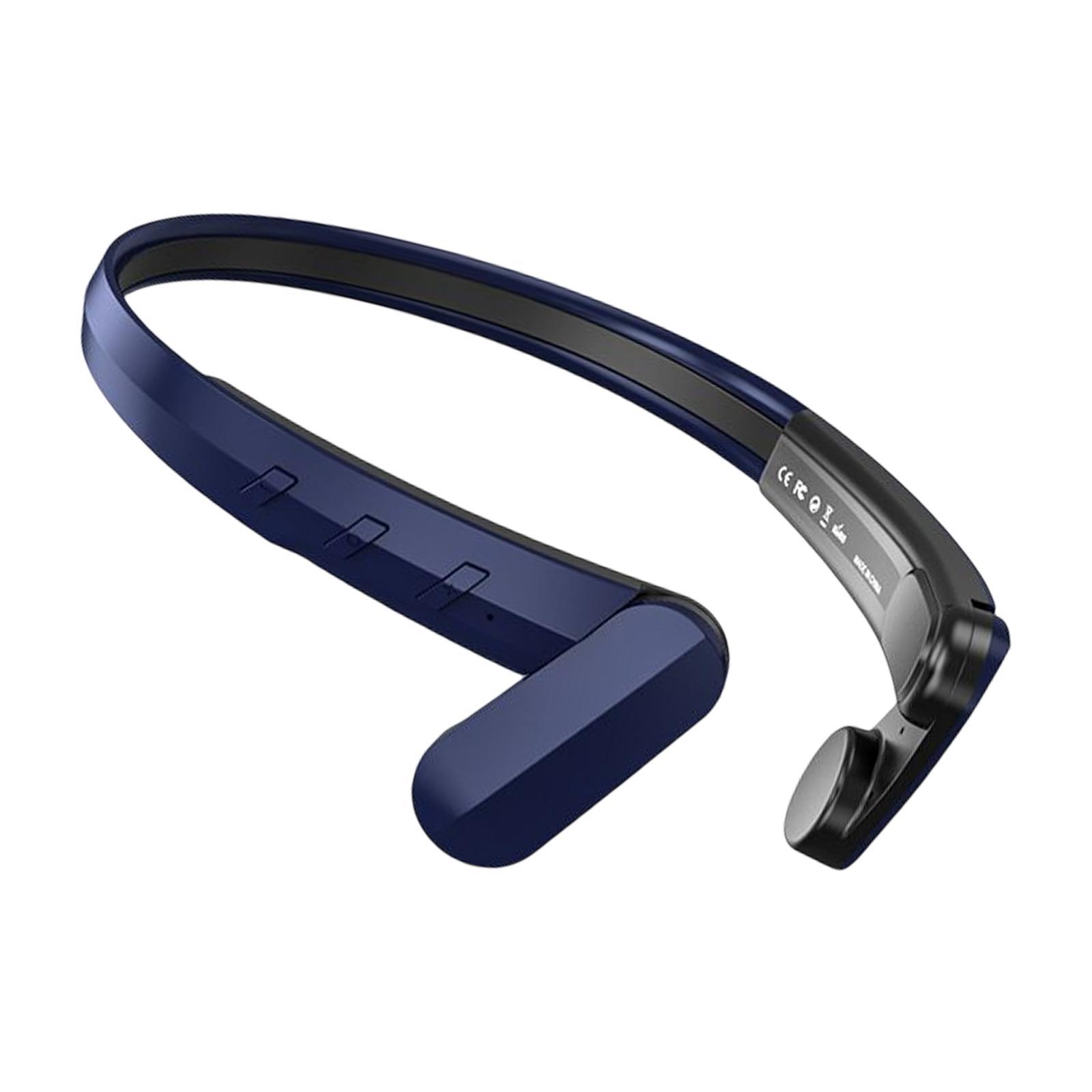 Wireless Headphone IPX5 Waterproof Calling for Running Driving Hiking Black