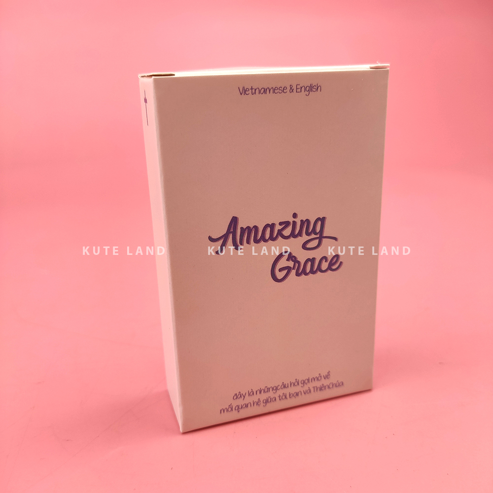 Bộ Bài Amazing Grace 40 Câu Hỏi Game Gia Đình Bạn Bè Game Cơ Đốc Game Vui AMZGRACE