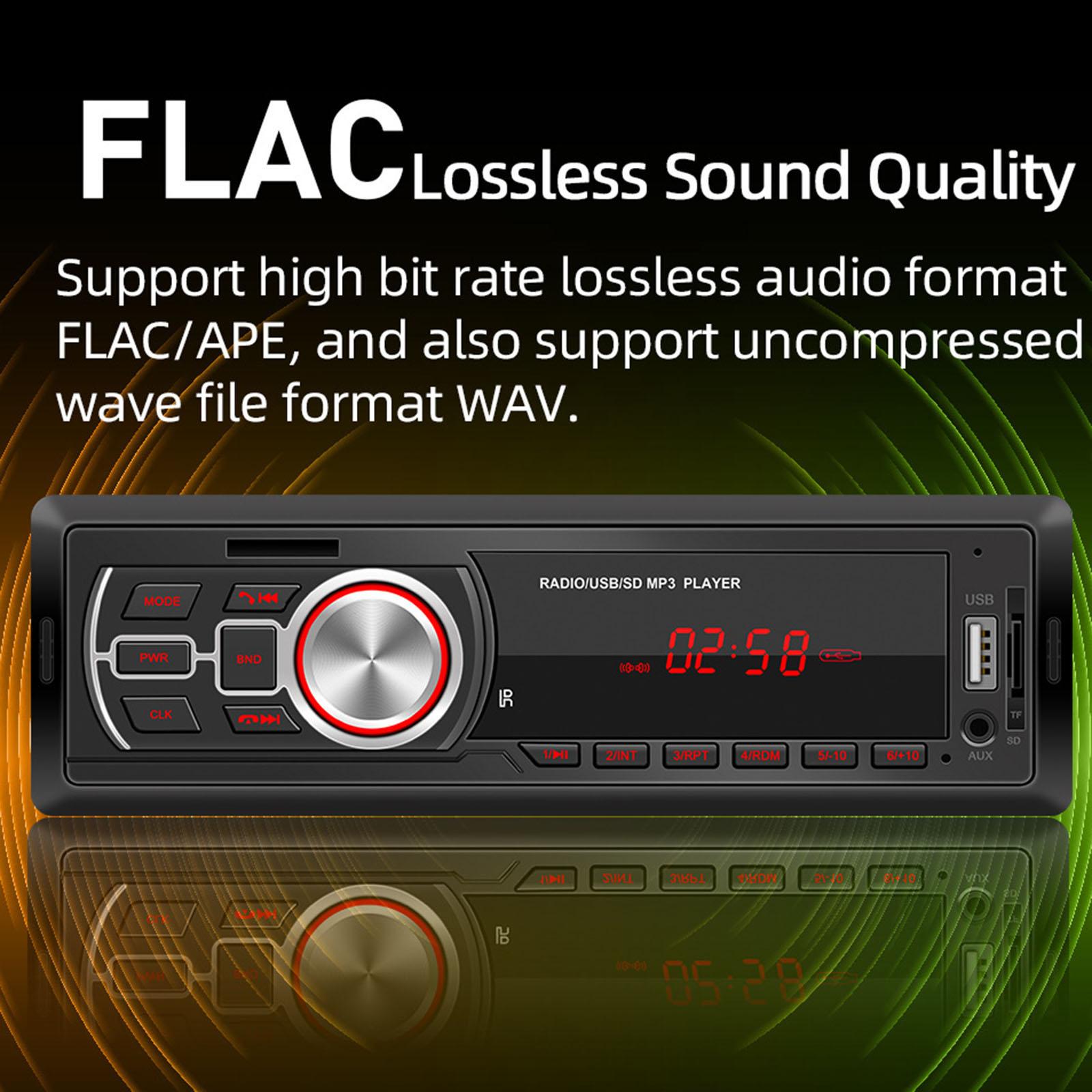 Multimedia Audio Systems Car Stereo CD USB Port Wireless Remote Control