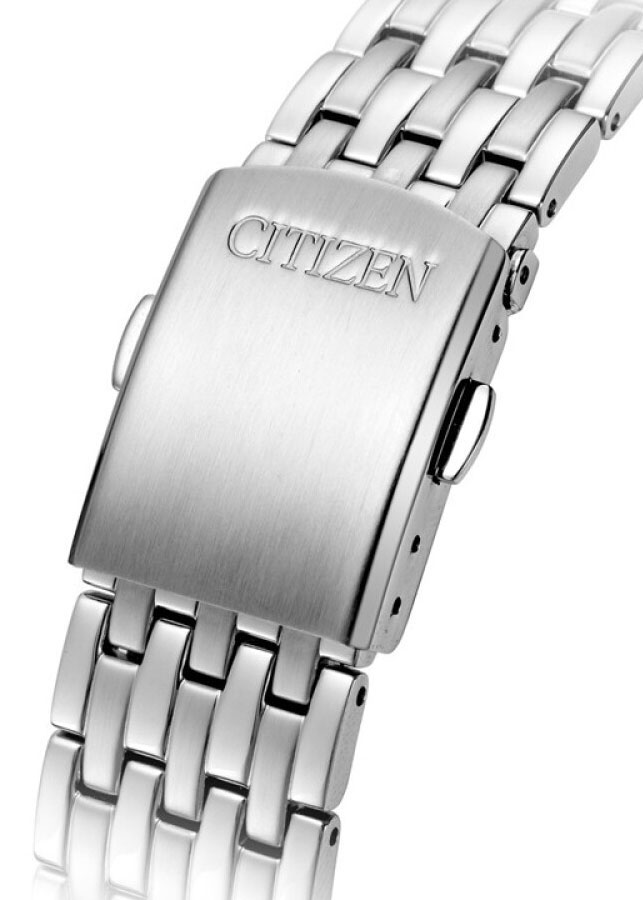 Đồng Hồ Nam Citizen Dây Thép Không Gỉ NJ0080-50E - Mặt Đen