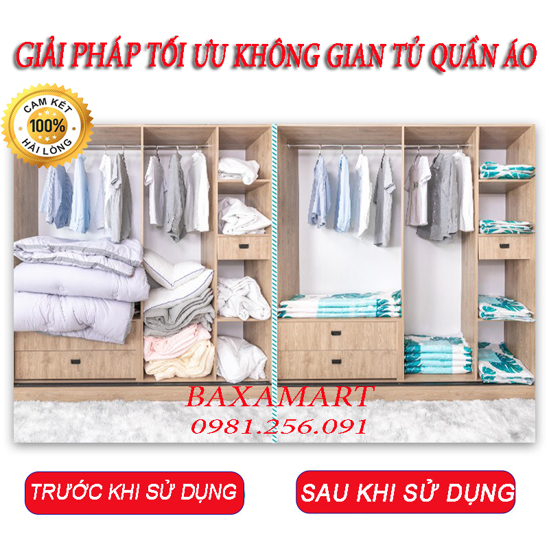 Máy Hút Chân Không Đựng Quần Áo Chăn Gối Đồ Du Lịch Dã Ngoại(Có Bán Cả Túi Hút Chân Không)