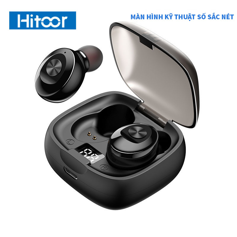 Tai nghe BLUETOOTH Hitoor HXG8 TWS hiển thị LED kỹ thuật số Tai nghe bluetooth 5.0 thể thao tai nghe mini tai nghe không dây - HÀNG NHẬP KHẨU