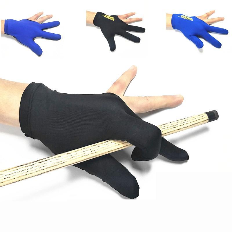Three Finger Snooker Billiard Cue Glove Lycra Fabrics Embroidery Left Hand Open Pool Fitness Accessories Hot Sale Dropshipping