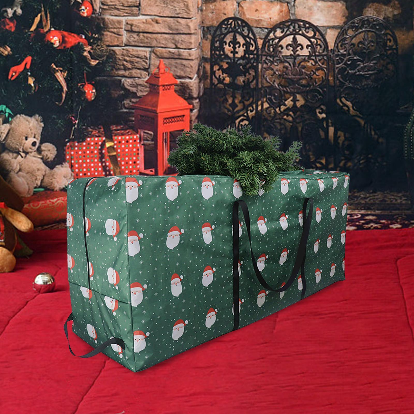 Christmas Tree Storage Bag Christmas Ornament Moving Portable Oxford Cloth Xmas Tree Decoration Bag for Festivals Party Decor