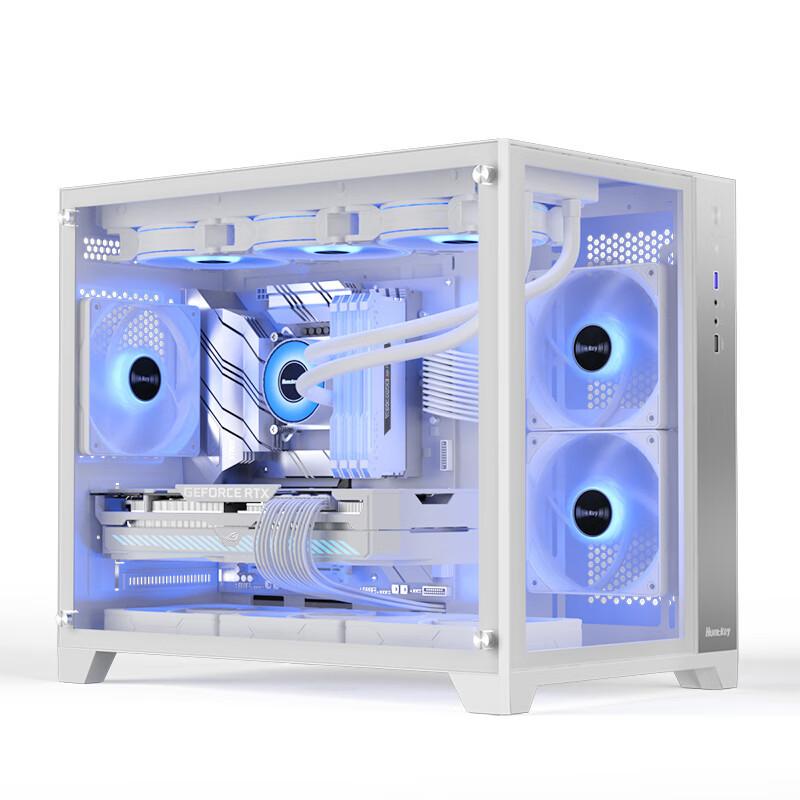 Đảm bảo chất lượng Hangjia S960 Blizzard X phòng nhìn ra biển khung máy tính máy tính để bàn máy chủ matx trắng khung xe phù hợp