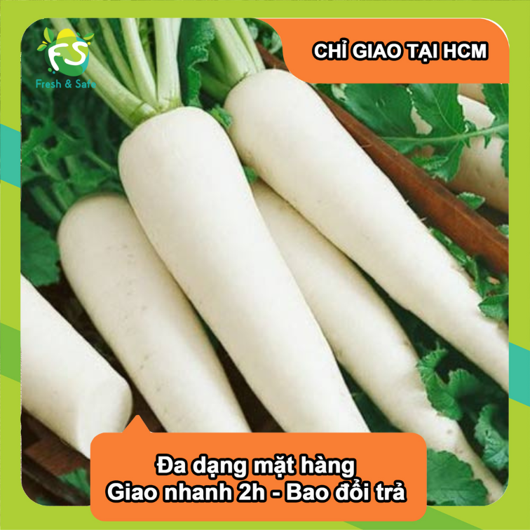Củ cải trắng - 1kg