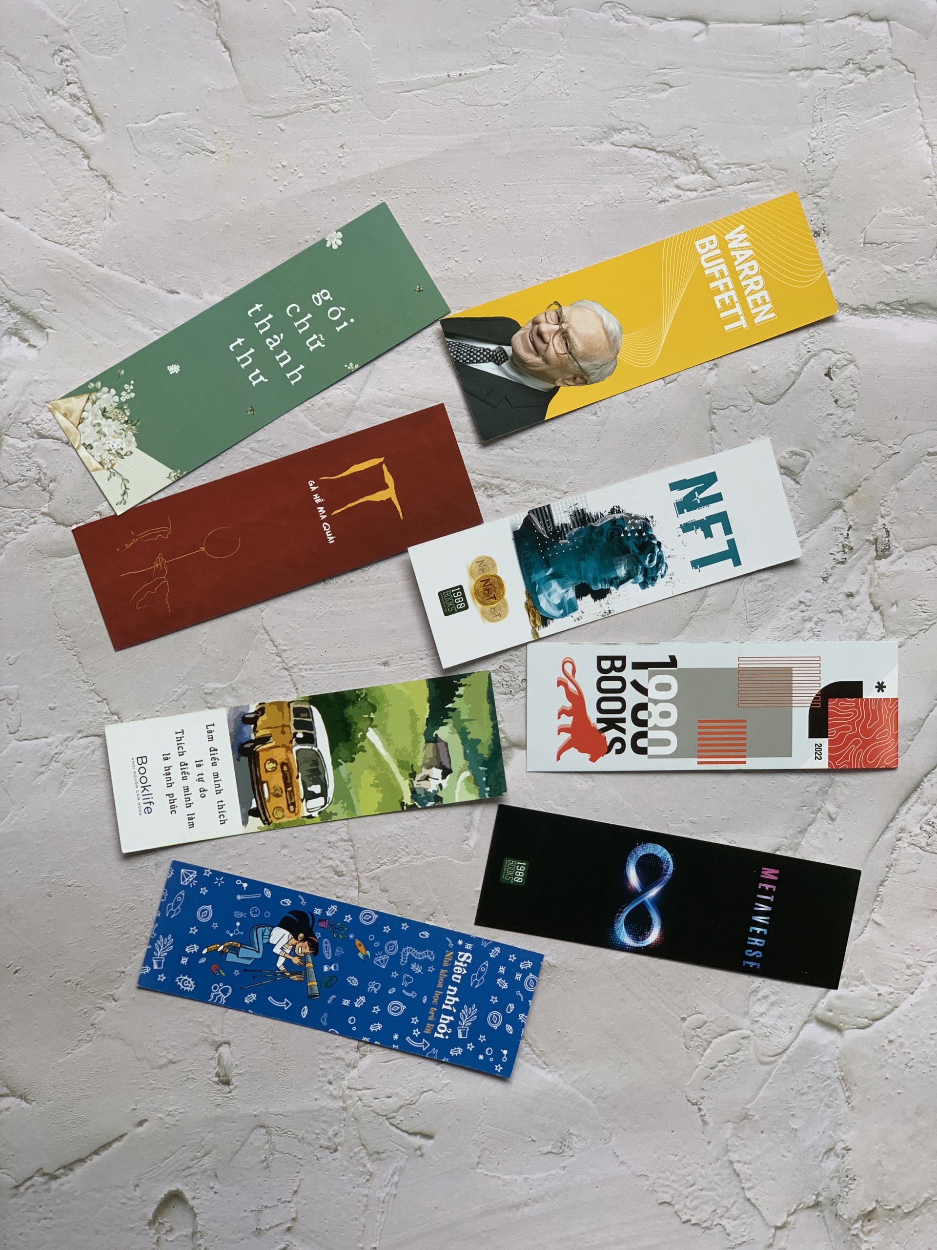 Bookmark kẹp sách giấy cứng