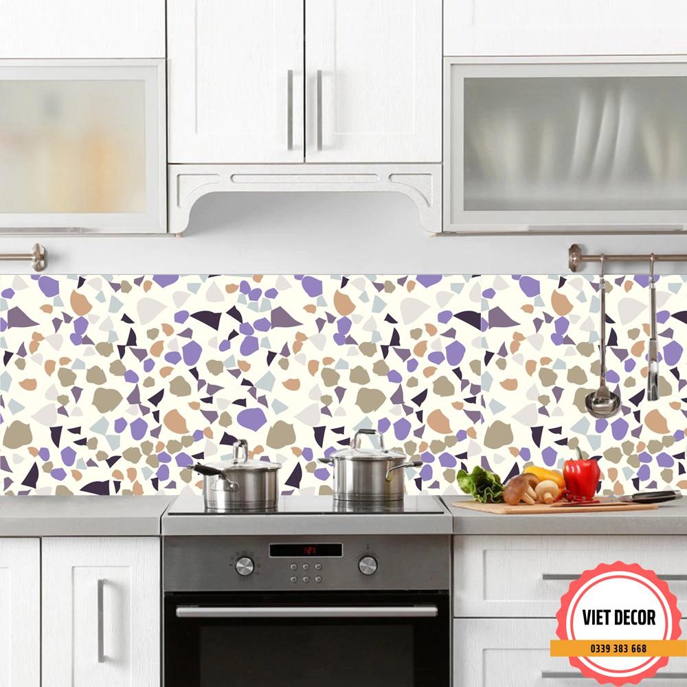 Decal Dán Bếp - Set 1m dài Decal gạch bông - Họa tiết đơn giản - Trang trí bếp, Dán tường