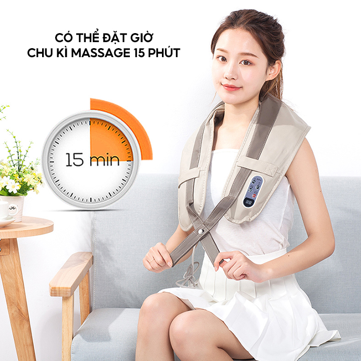 Máy Đấm Lưng Thư Giãn Cổ Vai Gáy Thích Hợp Cho Người Ngồi Nhiều Làm Việc Văn Phòng
