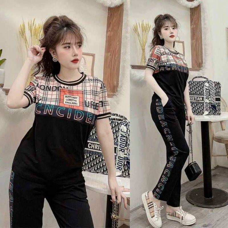 SÉT BỘ THỂ THAO PHỐI HỌA TIẾT CARO