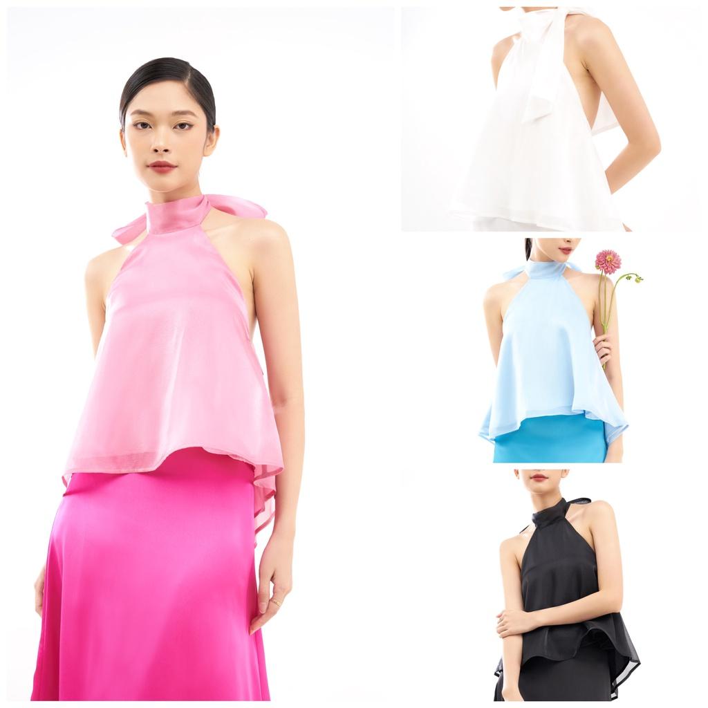 DOTTIE - Áo yếm vải organza nữ T0594