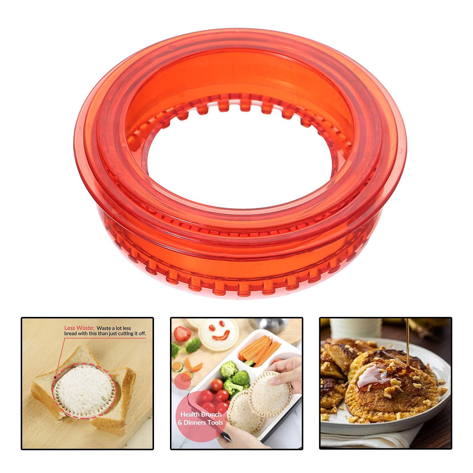 2x DIY Creative Sandwich Cutter and Sealer Cookie Cutters for Boys Lunchbox