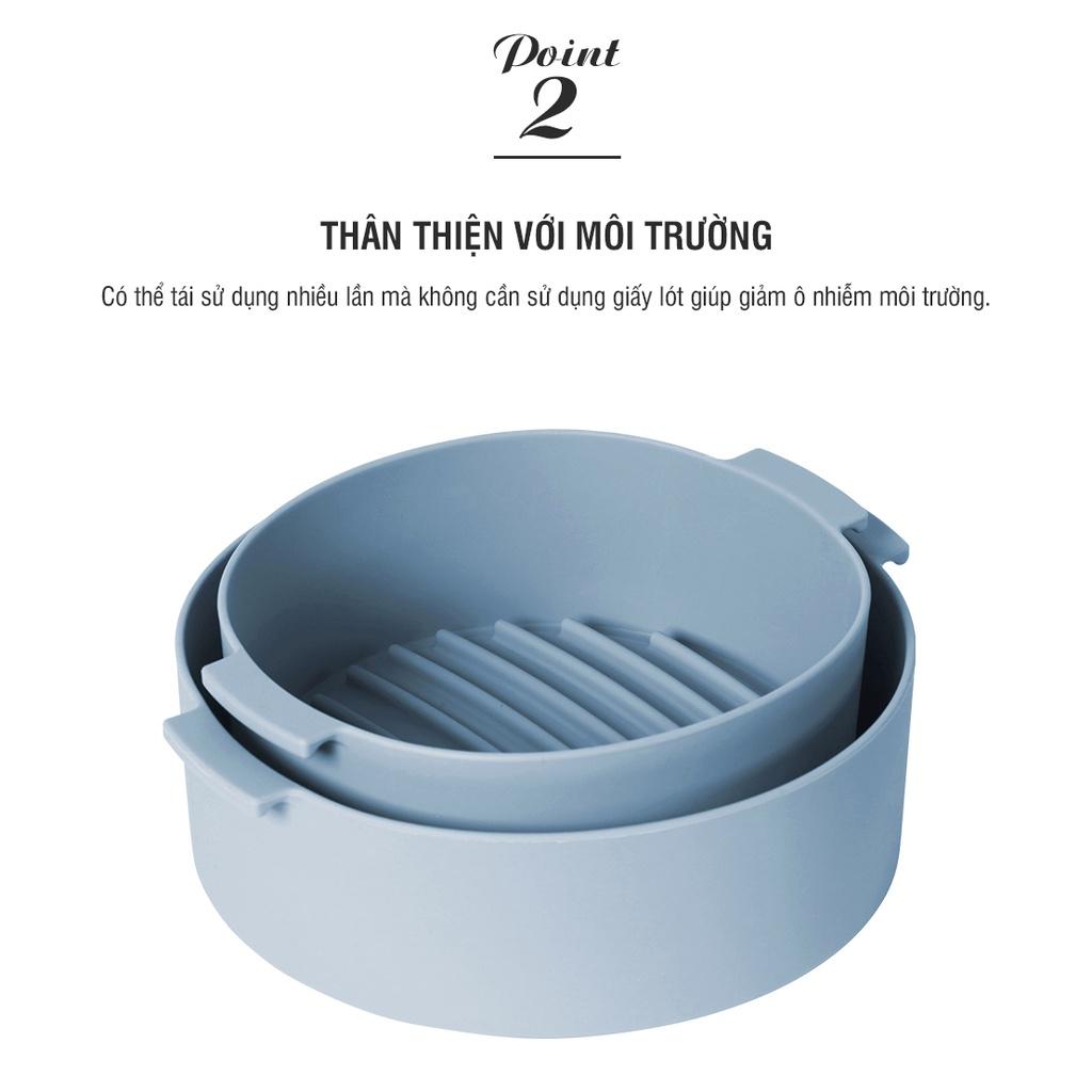 Khay Silicone Dành Cho Nồi Chiên Không Dầu 3.5L và lò vi sóng PROKI, Phụ Kiện Lò Nướng Nồi Chiên Không Khí Đa Năng