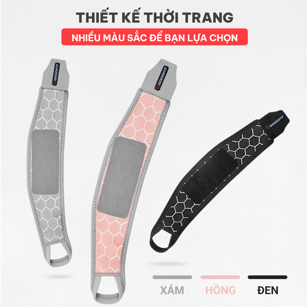 Băng quấn cổ tay chơi thể thao, thoáng khí, bảo vệ cổ tay chính hãng GoodFit GF311W