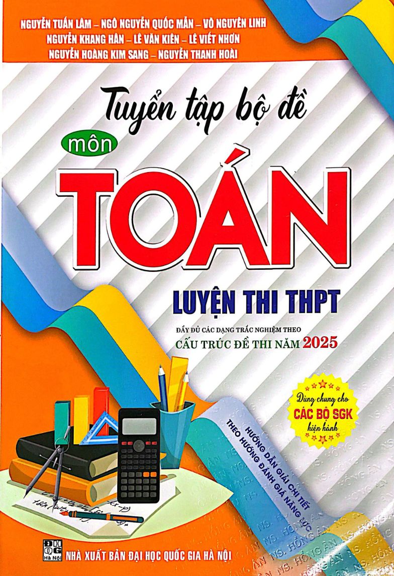 Tuyển Tập Đề Thi THPT Môn Toán - Văn - Anh Năm 2025 (Bộ 3 Cuốn) -HA
