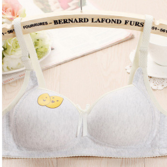 Áo ngực cotton không gọng, mút  mỏng in hình trái xoài dễ thương LYEA013