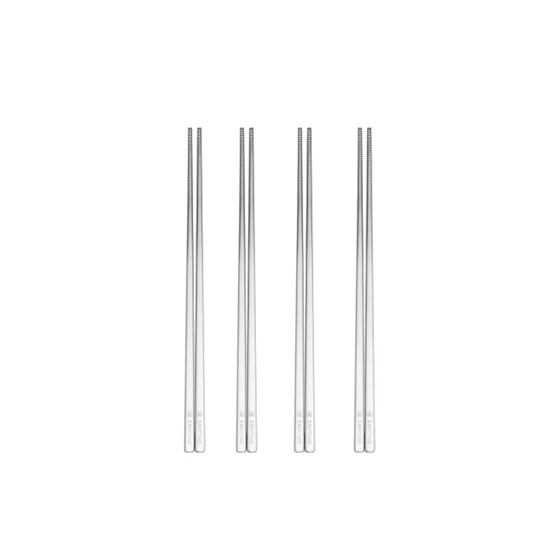 Bộ đũa ăn Minimal màu bạc 4 cặp ZWILLING 07126-004 - Hàng nhập khẩu