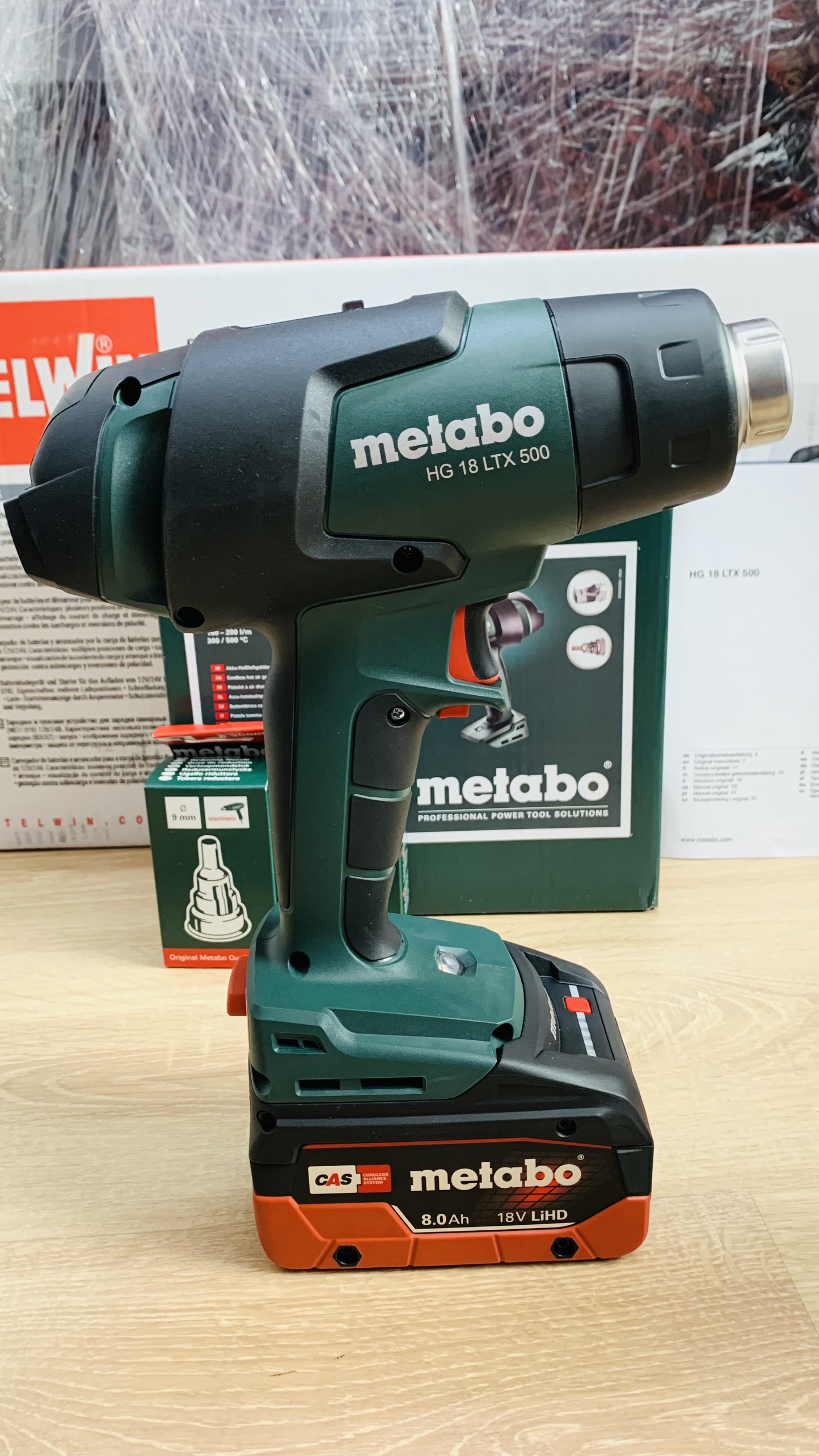 Máy Thổi Hơi Nóng Dùng Pin Metabo HG 18 LTX 500