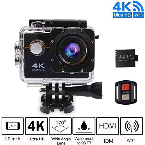 Camera hành trình 4k, remote, wifi