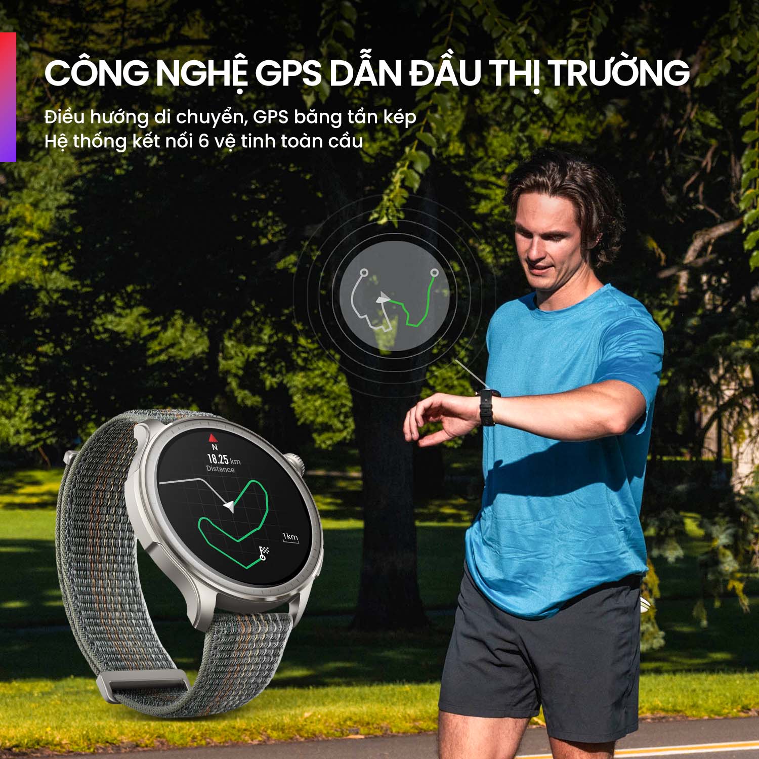 Đồng hồ thông minh Amazfit Balance - AMOLED 1.5”- Zepp 3.0 - Nghe gọi trực tiếp- Hàng Chính Hãng - BH 12 tháng