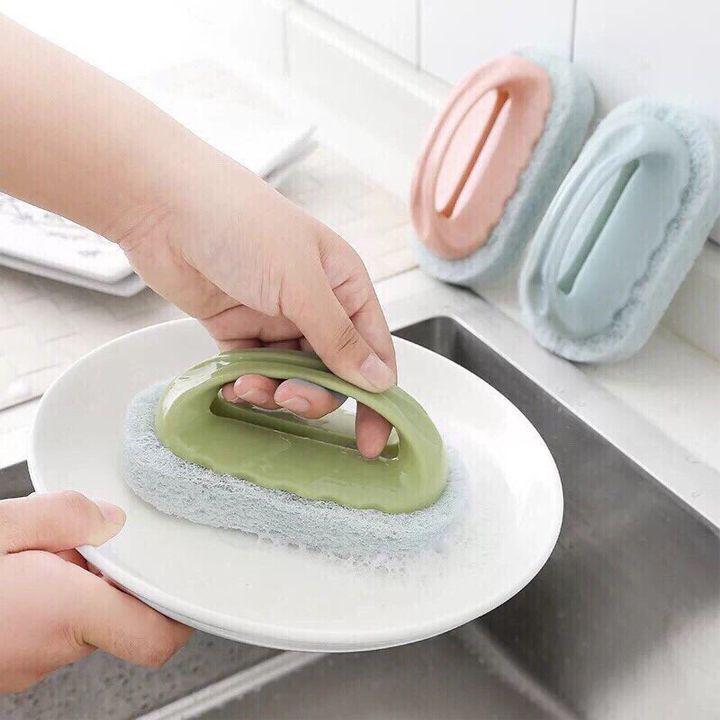 Bàn Chải Cọ Rửa Nhà Bếp Tay Cầm Tiện Lợi
