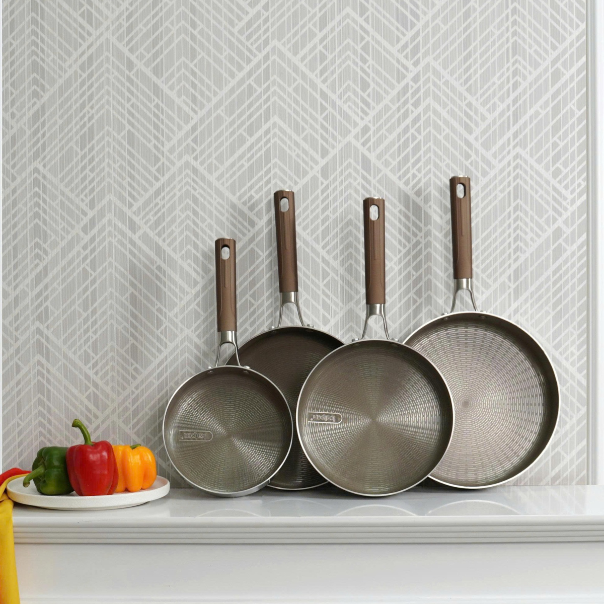 Chảo Inox 3 lớp liền khối chống dính Kalpen Nano Titanium Dauer chuản Đức - Hàng chính hãng