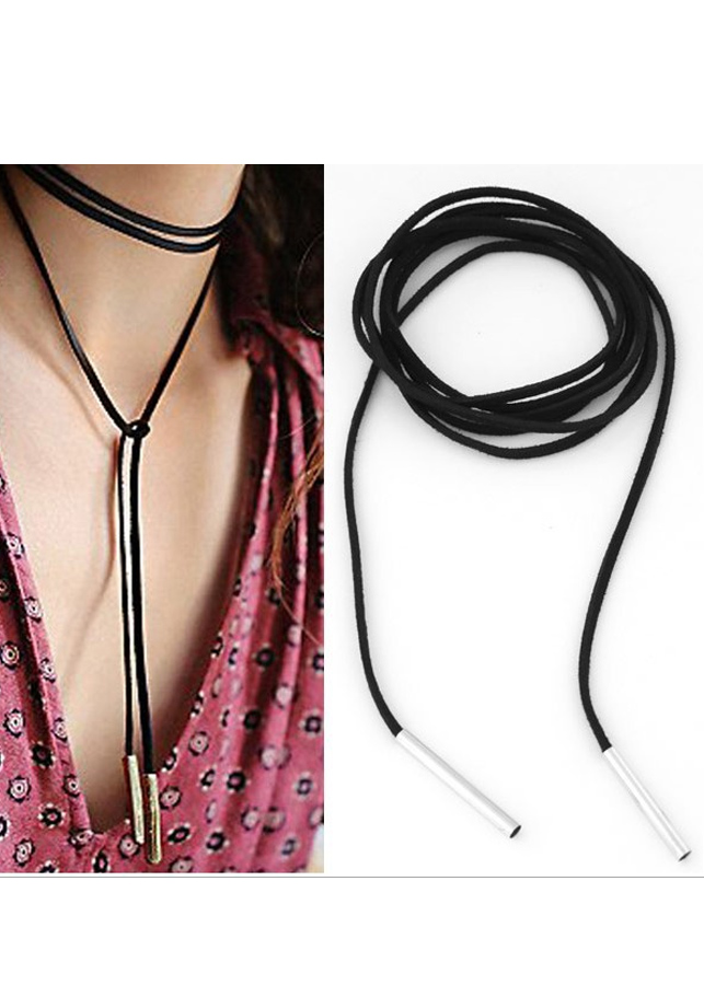 Vòng cổ choker tattoo V41 đầu bạc