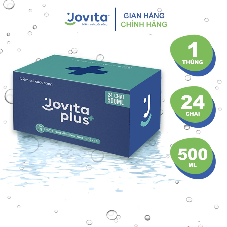 Thùng 24 Chai Nước Kiềm Jovita Plus