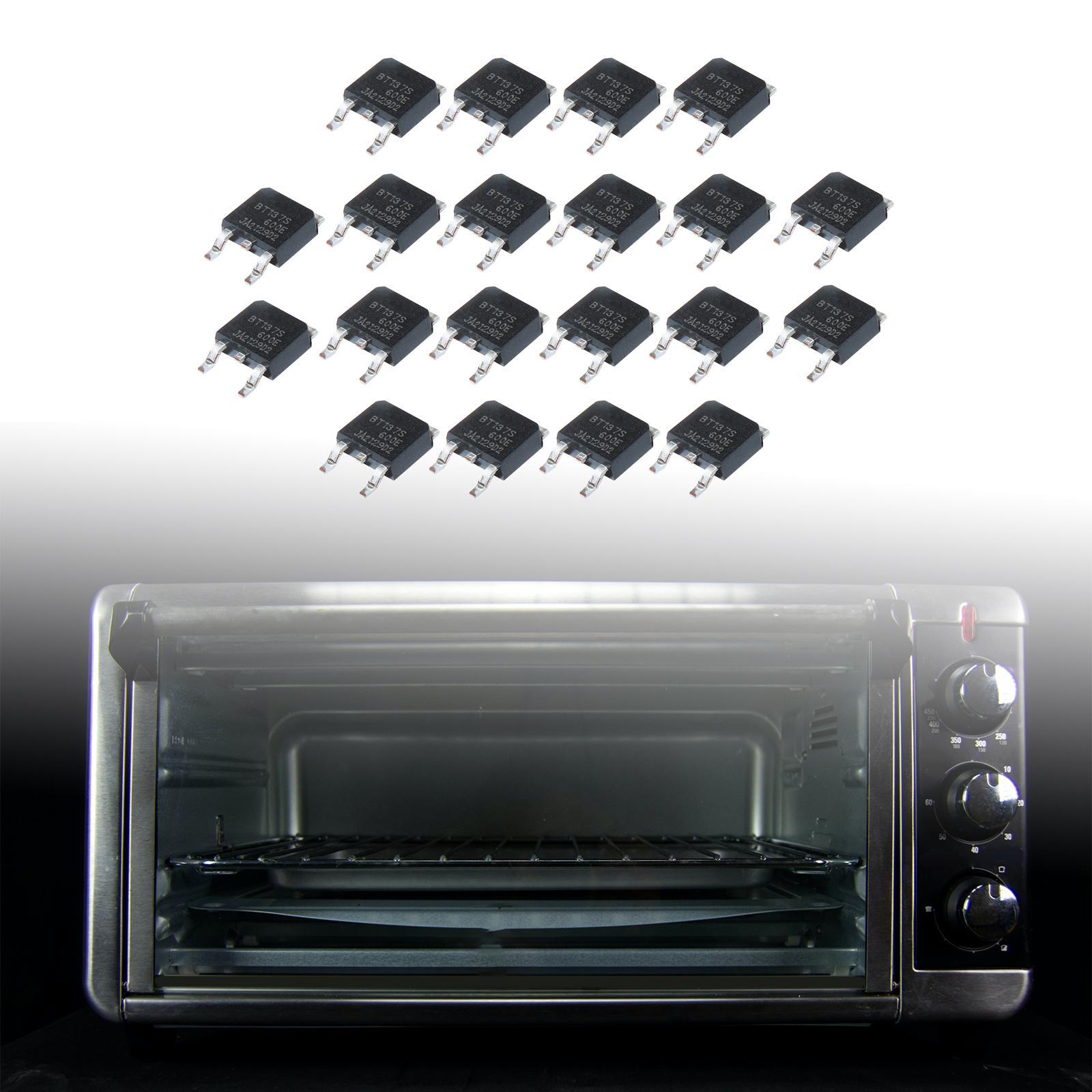 20Pcs Power General Purpose Transistors, assortment Small triacs Sens for Control Circuits Air Conditioners, Household Appliances Dimmers
