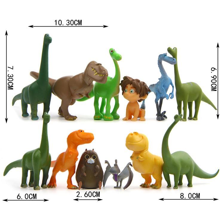 Mô Hình 12 Nhân Vật Trong Phim The Good Dinosaur