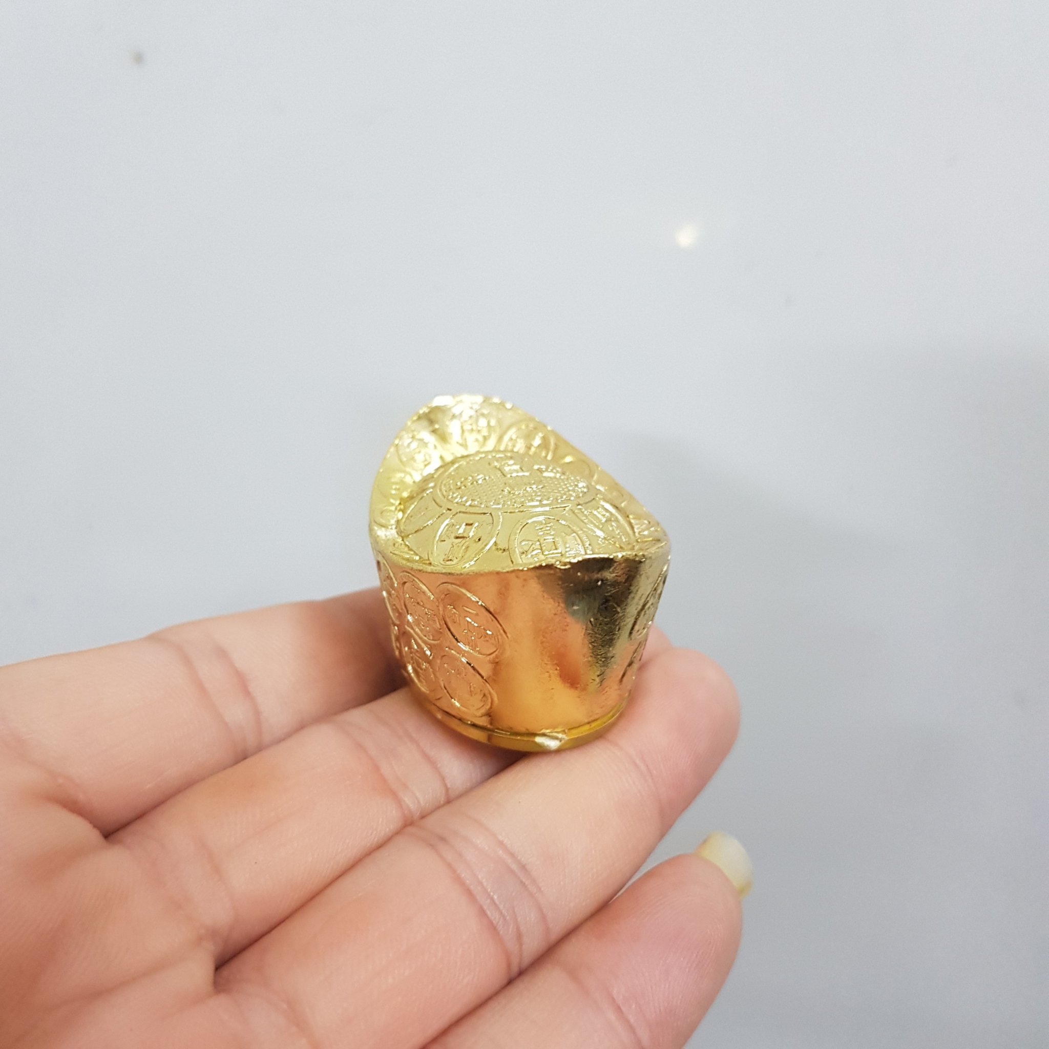 Thỏi vàng bằng đồng vàng kt 5x3cm