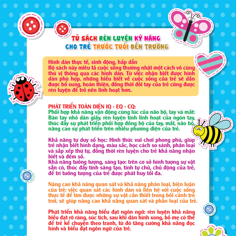 Bóc Dán Hình Thông Minh IQ-EQ-CQ 150 Miếng Dán Hình Thông Minh - Động vật