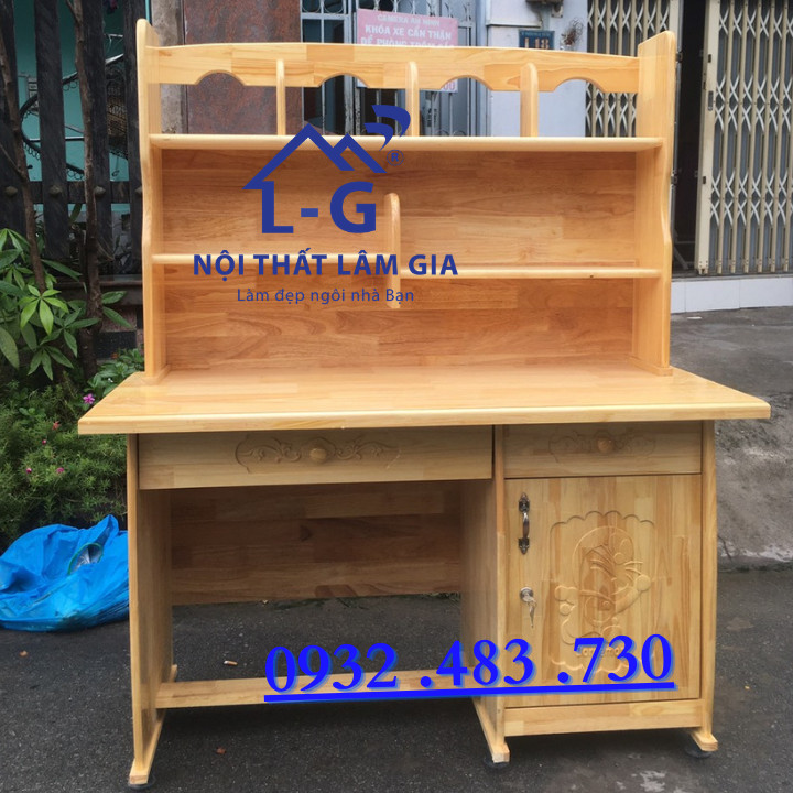 Bàn học sinh liền kệ  BHGT120621-01