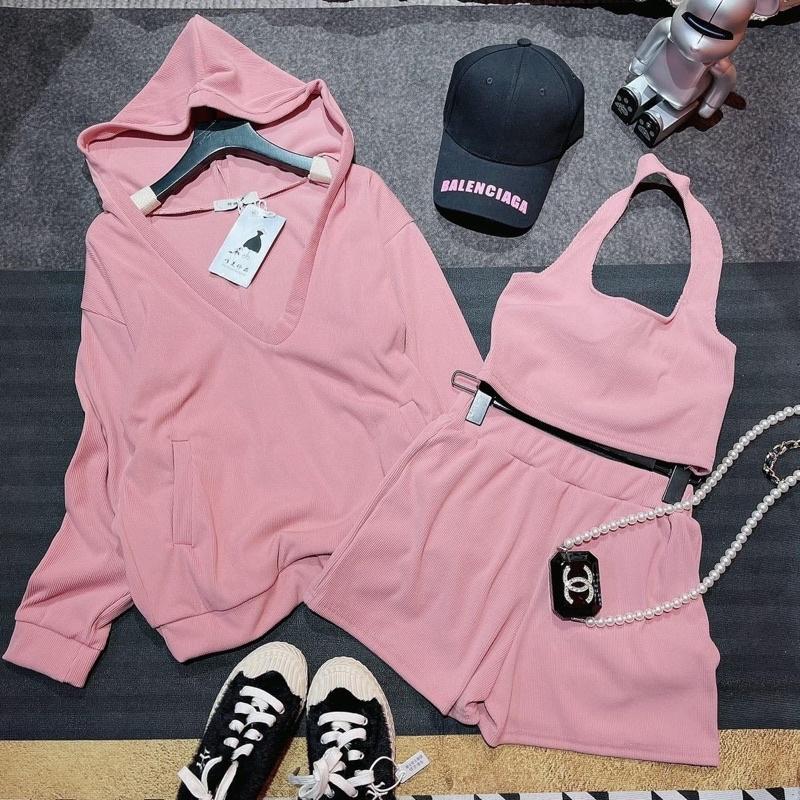 Set Len Nhung Tăm Hồng 3 Món Cá Tính Có Ảnh Thật Kèm Video