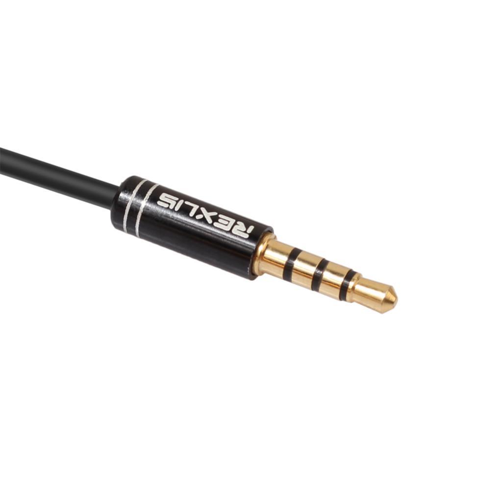 2 x 3.5mm Female to 1 x 3.5mm Male Headphone Headset Mic Stereo Audio Cable